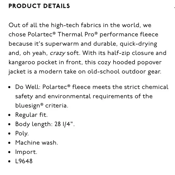 Madewell Polartec Fleece Hoodie Jacket Size XL - Picture 11 of 11